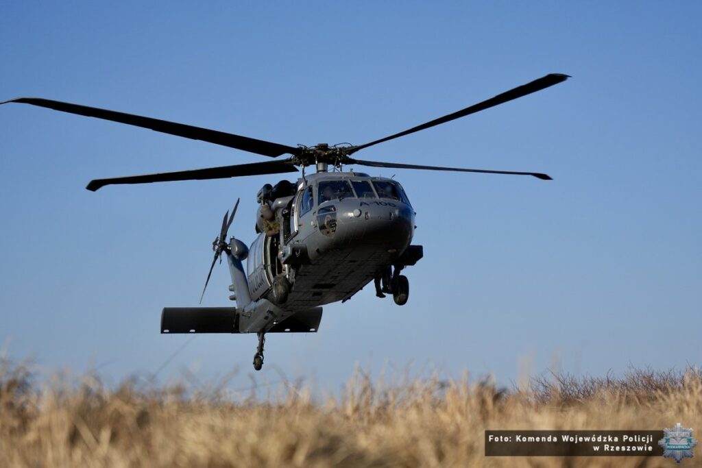 Ćwiczenia służb w Bieszczadach