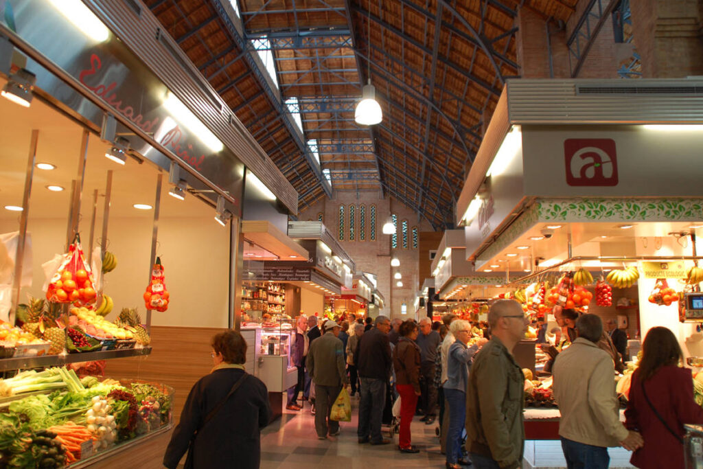 Targowisko Mercant de Sants w Barcelonie