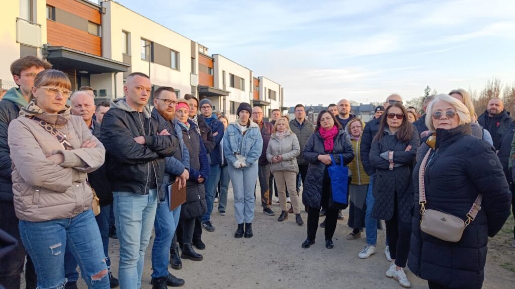 Protest na Miłocińskiej