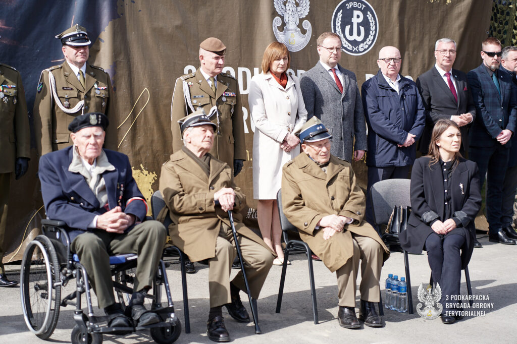Przysięga wojskowa terytorialsów z Podkarpacia