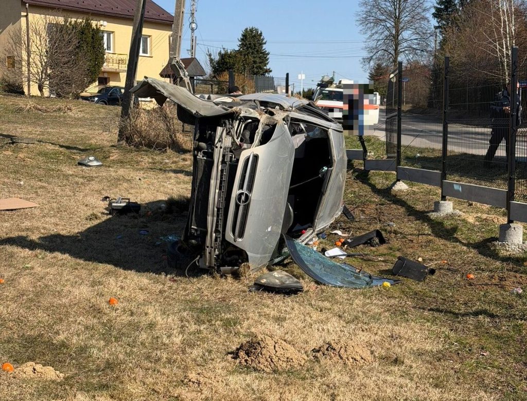 Kolizja na Beskidzkiej w Rzeszowie