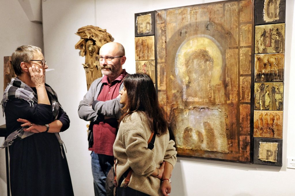 Ikona „Cień” Małgorzaty Dawidiuk. | Fot. Wit Hadło