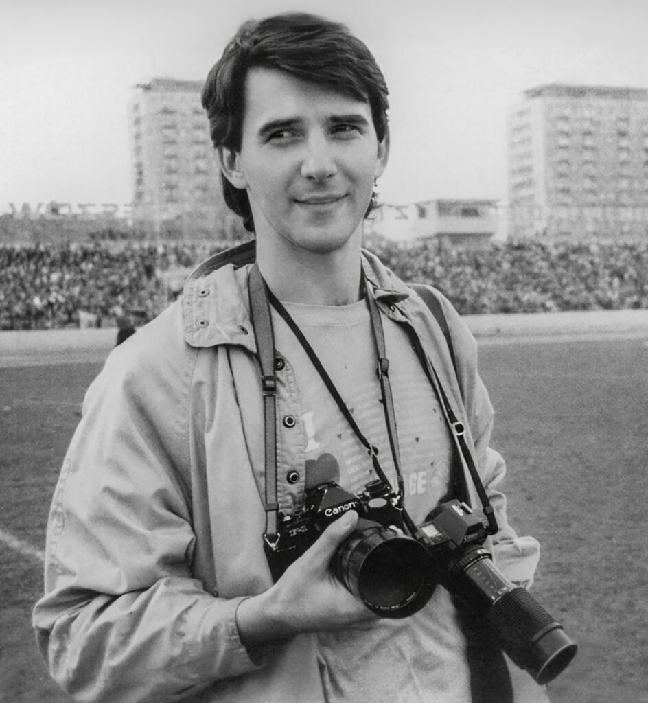 Michał Drozd na stadion