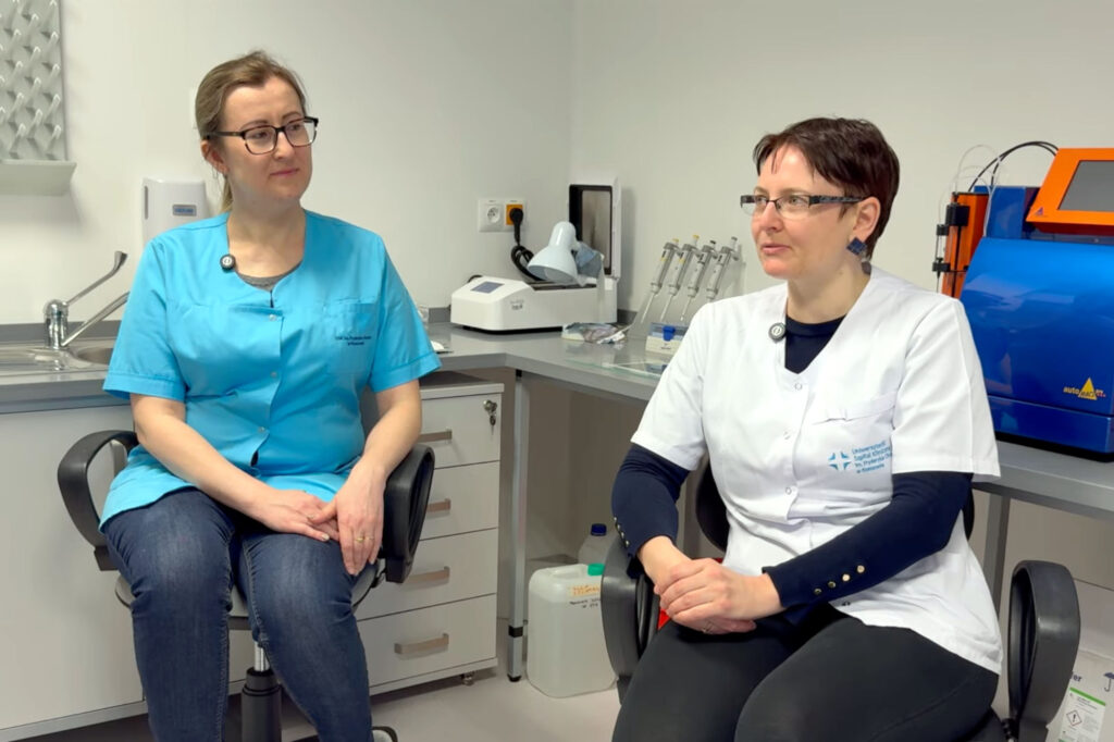 mgr Marta Szarawarska i dr n. med. Marzena Wojtaszewska