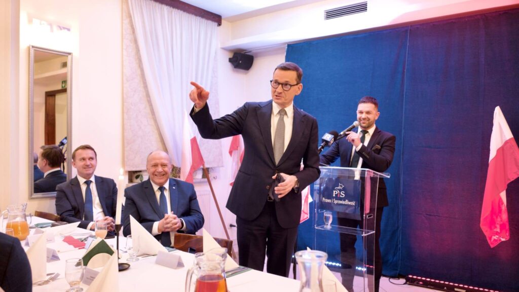 Mateusz Morawiecki i poseł Chmielowiec