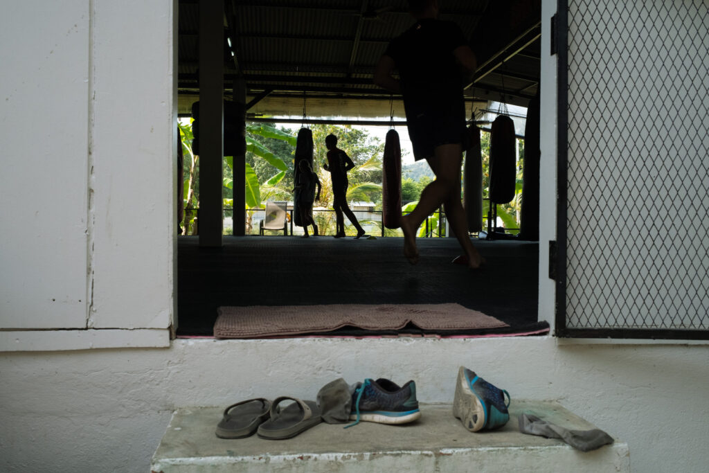 Trening tajskiego boksu na Koh Samui