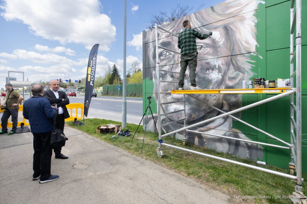 Arkadiusz Andrejkow przy pracy