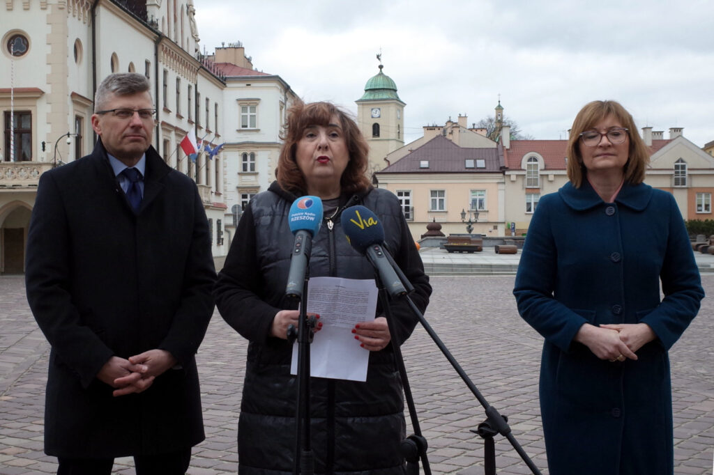 Krystyna Wróblewska, Marcin Warchoł i Ewa Leniart