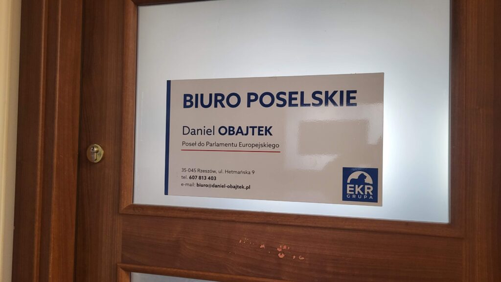 rzeszowskie biuro europosła Obajtka