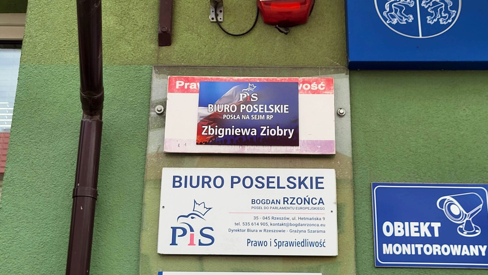 Tablica na kamienicy przy ul. Hetmańskiej w Rzeszowie