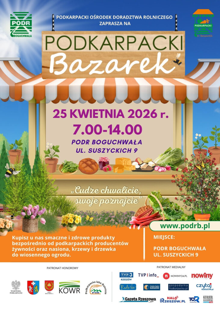 Podkarpacki Bazarek w Boguchwale - kwiecień 2026