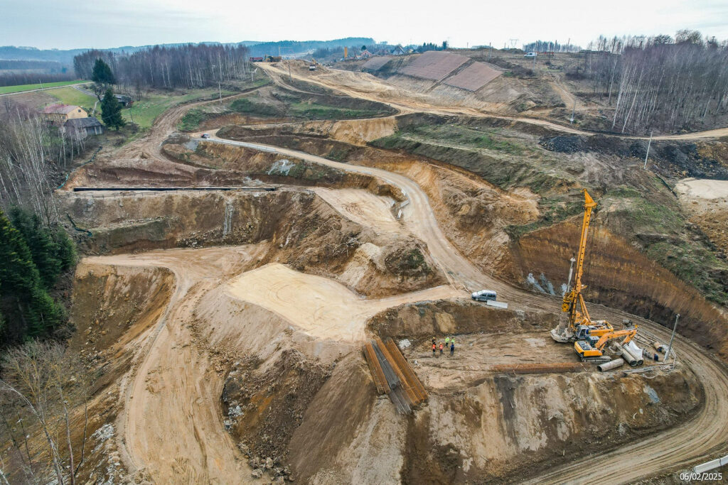 Zbiornik retencyjny na S19 Jawornik - Babica