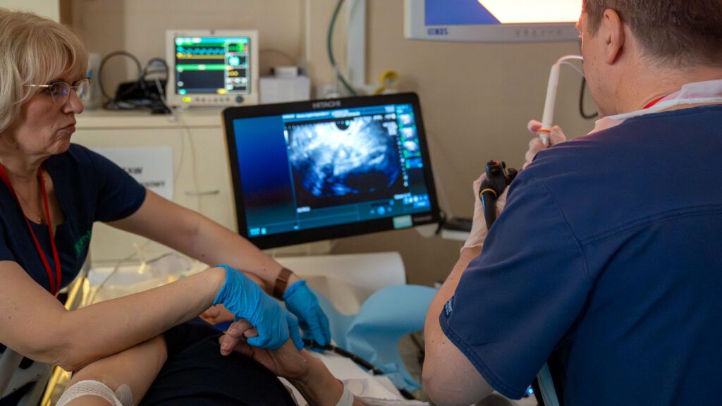 Zabieg trzustki w USK