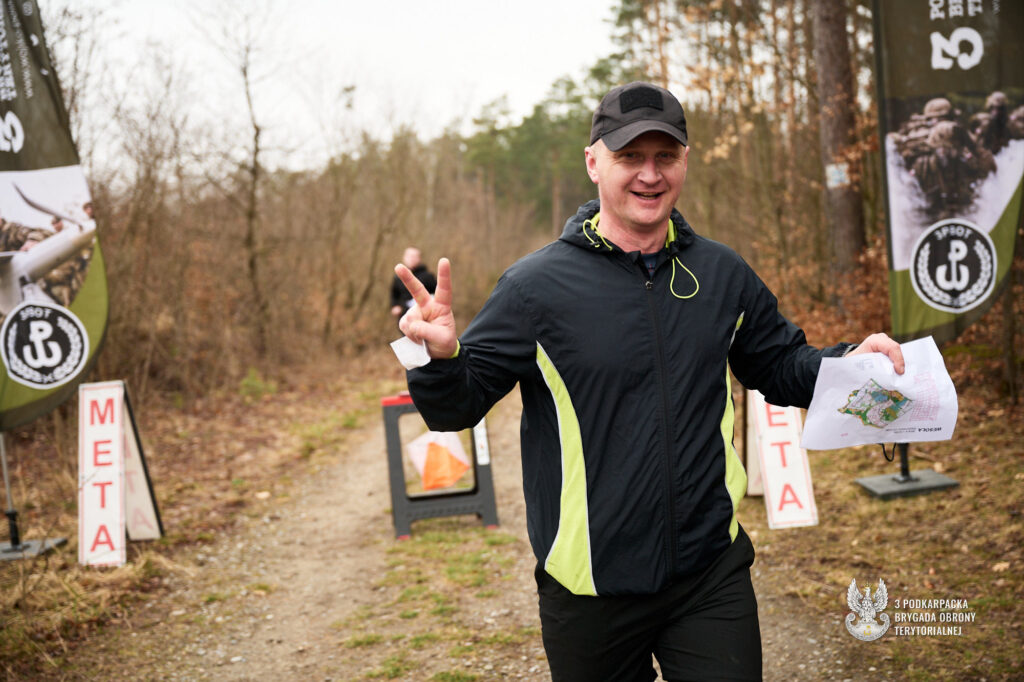 Bieg na orientację podkarpackich terytorialsów