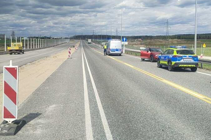 Wypadek na S19 w Stobiernej.