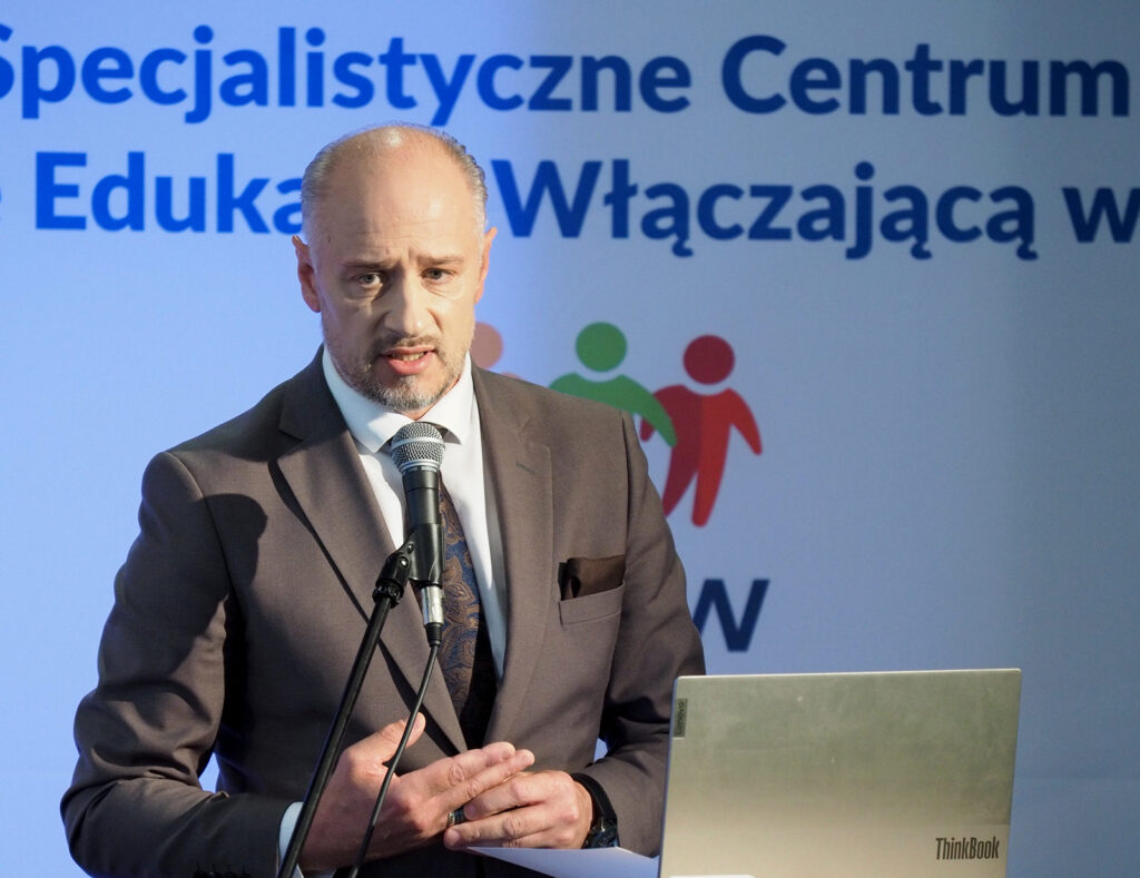 Konferencja inaugurująca otwarcie Specjalistycznego Centrum Wspierającego Edukację Włączającą. | Fot. P. Woliński