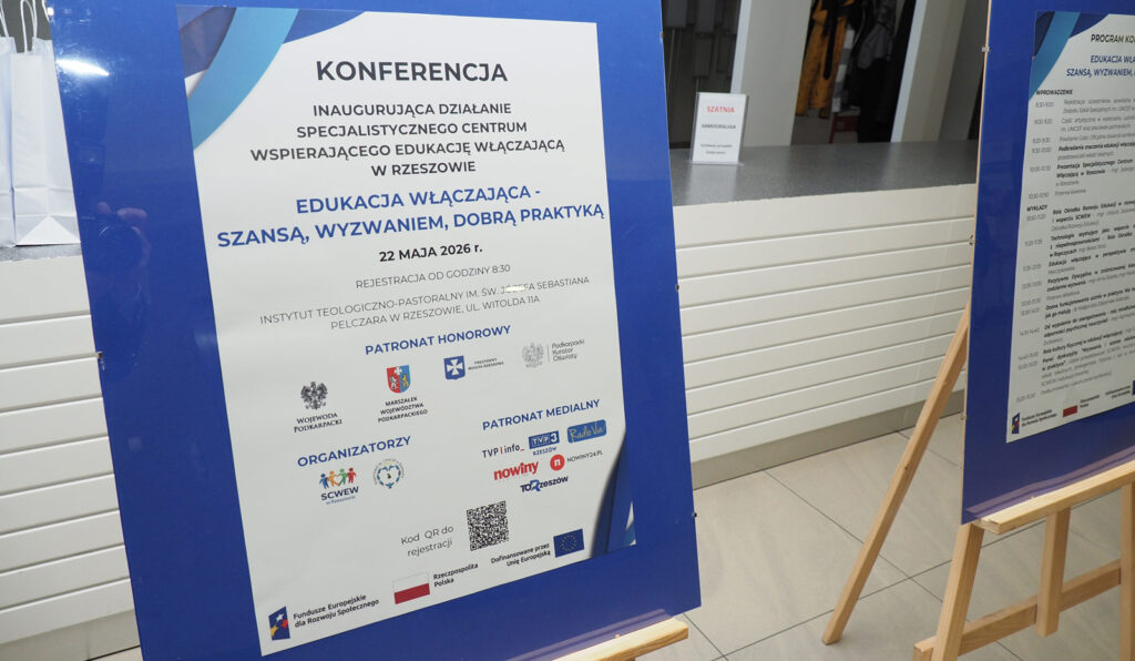 Konferencja inaugurująca otwarcie Specjalistycznego Centrum Wspierającego Edukację Włączającą. | Fot. P. Woliński