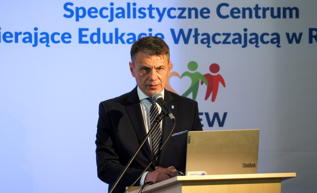 Konferencja inaugurująca otwarcie Specjalistycznego Centrum Wspierającego Edukację Włączającą. | Fot. P. Woliński