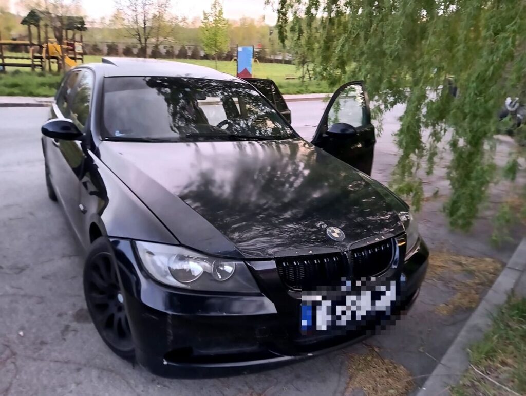 BMW i pijany kierowca