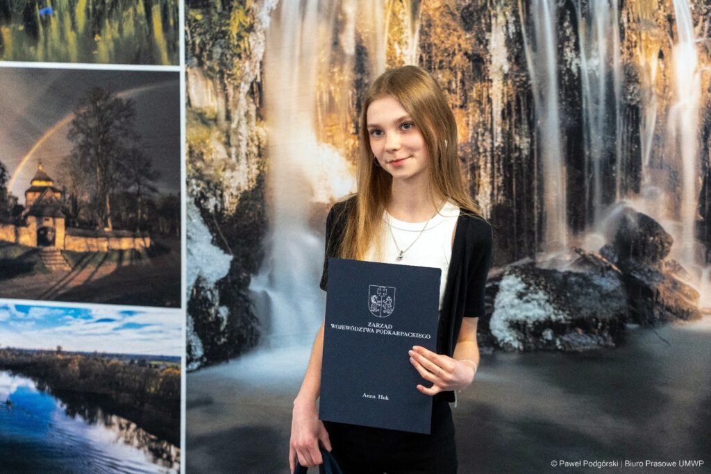 Laureatka konkursu Woda - każda kropla ma znaczenie.