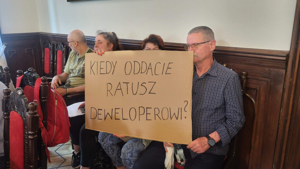 Zamiana działek - kupcy na sesji