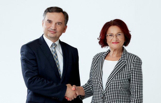 Maria Kurowska i Zbigniew Ziobro