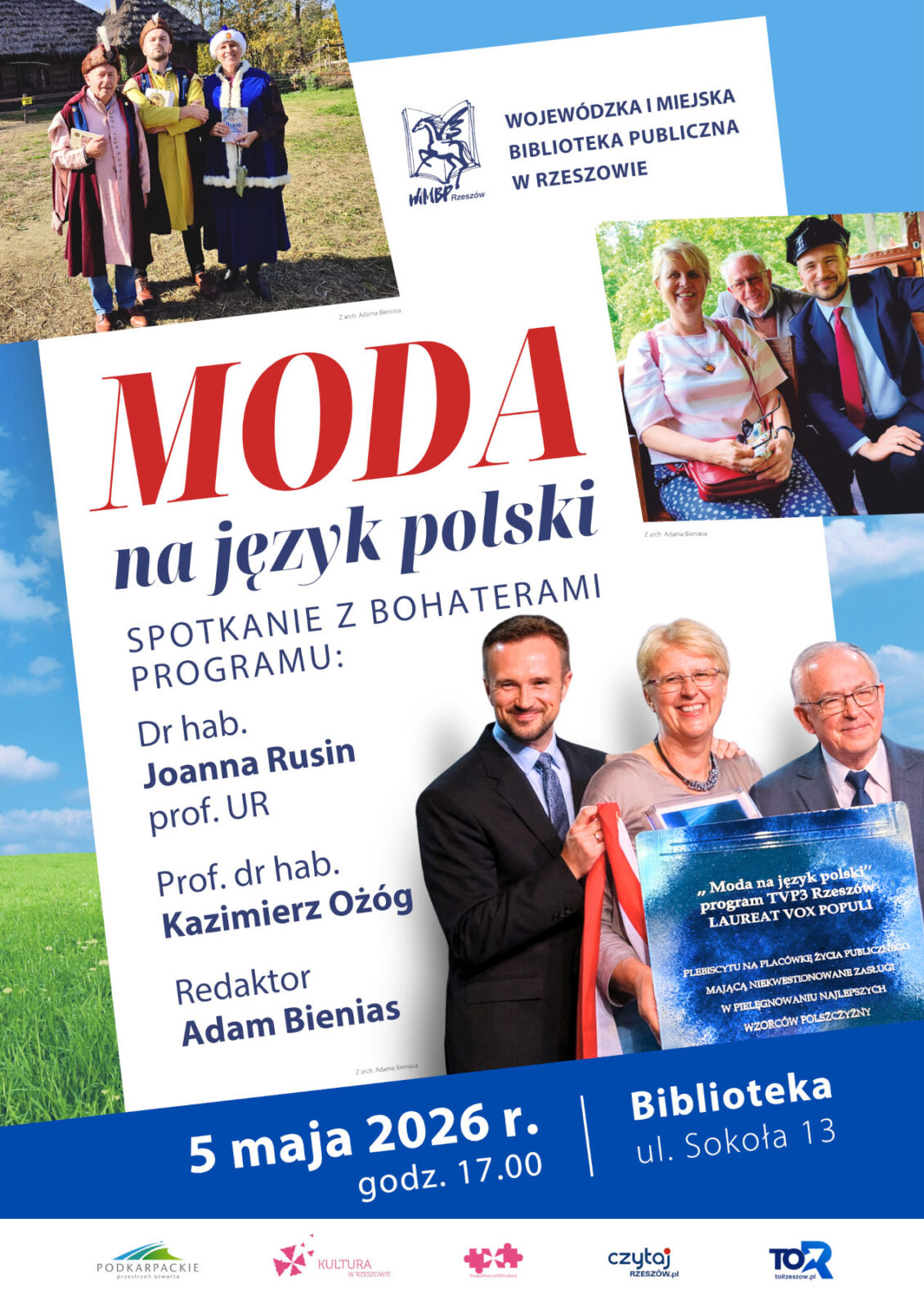 Spotkanie z twórcami programu "Moda na język polski"