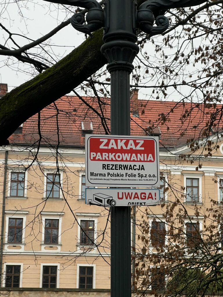 Aleja Pod Kasztanami - parkowanie