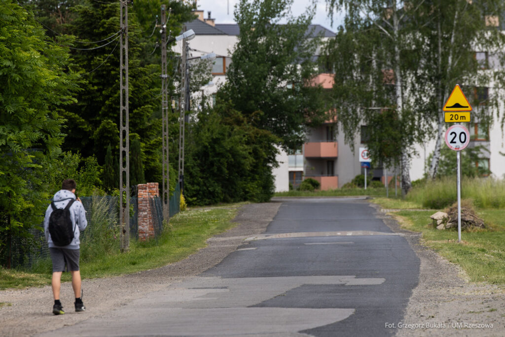 Ulica Skrajna na osiedlu Staromieście