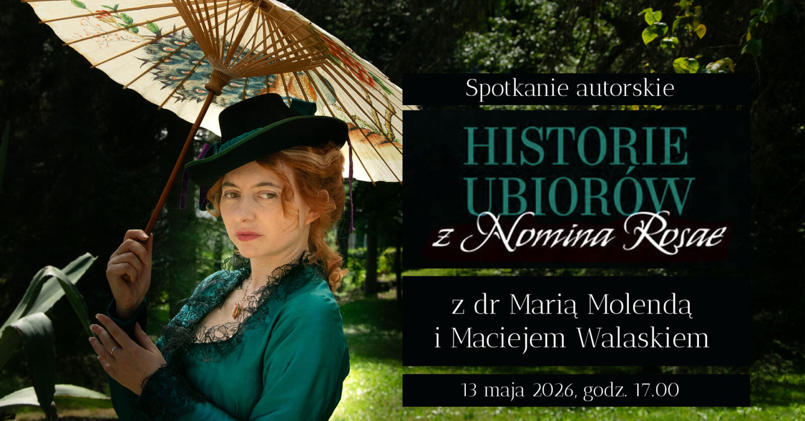 Spotkanie autorskie i promocja albumu „Historie ubiorów z Nomina Rosae” w Rzeszowie.