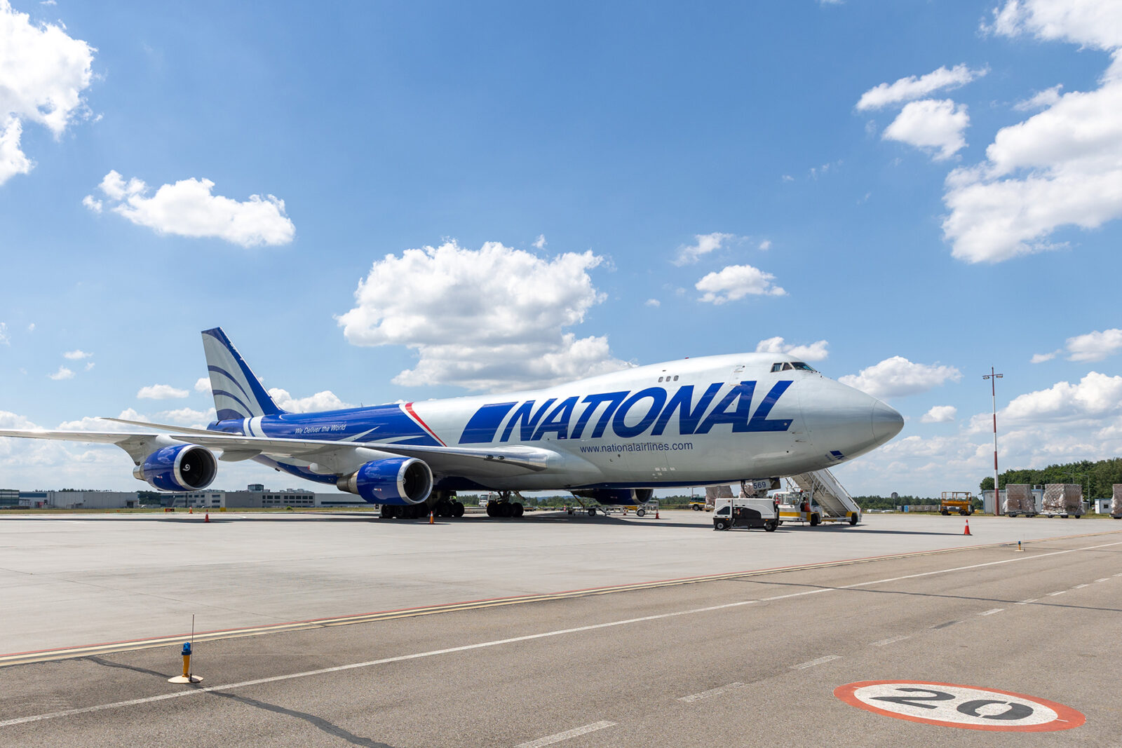 Boeing 747-409F linii National Airlines