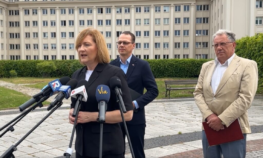 Konferencja PiS ws. opóźnień na Via Carpatia