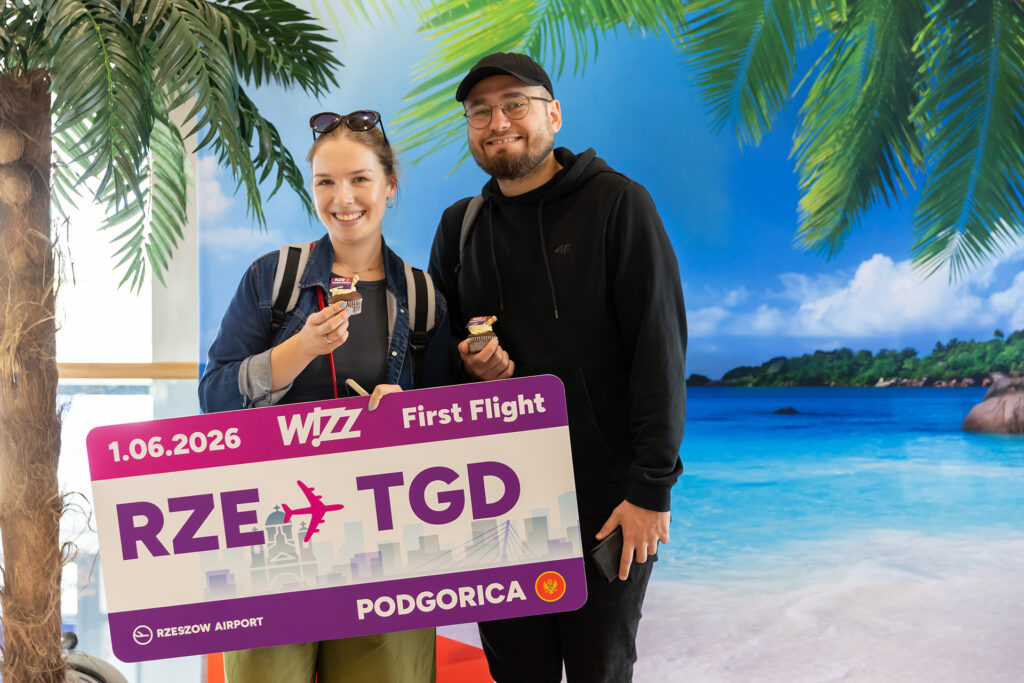 Wizzair inauguruje loty z Jasionki do Podgoricy