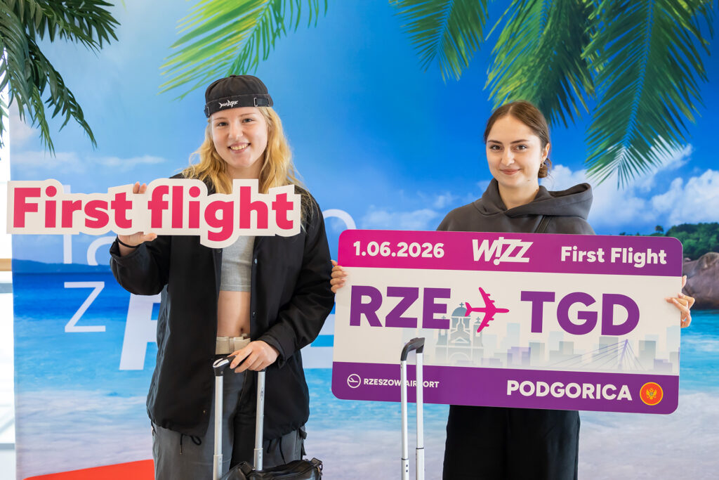 Wizzair inauguruje loty z Jasionki do Podgoricy