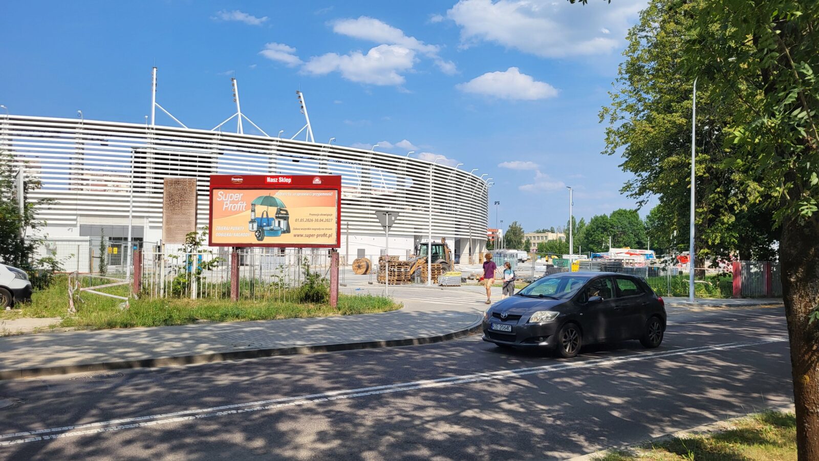 widok na budowę PCLA