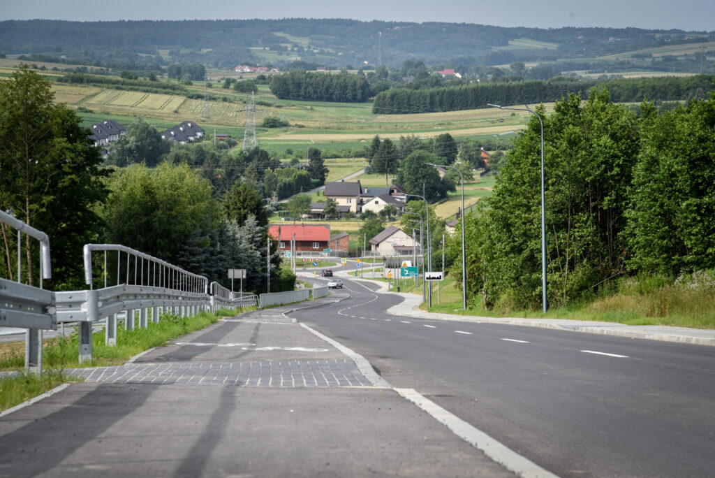 wyremontowana droga w powiecie rzeszowskim