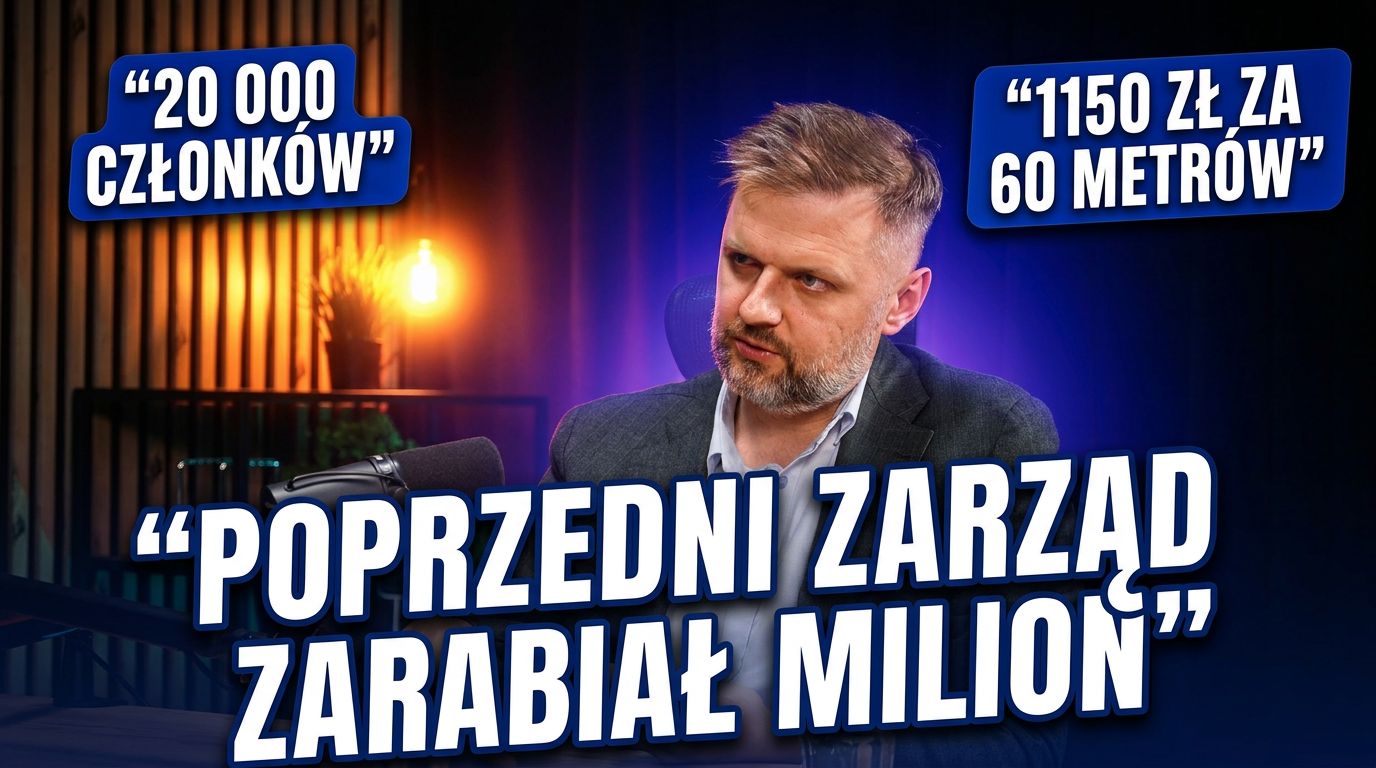 Mateusz Maciekczyk podczas wywiadu toRzeszów