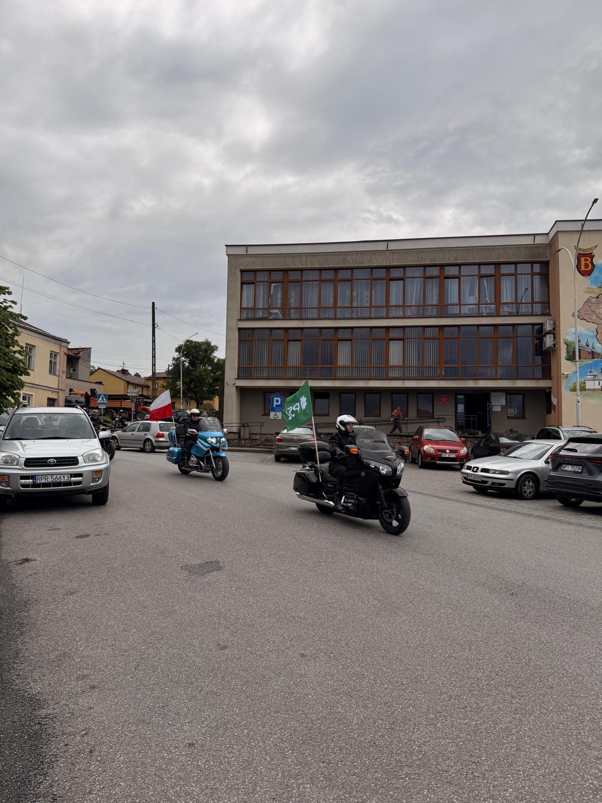 Bircza, motocykliści