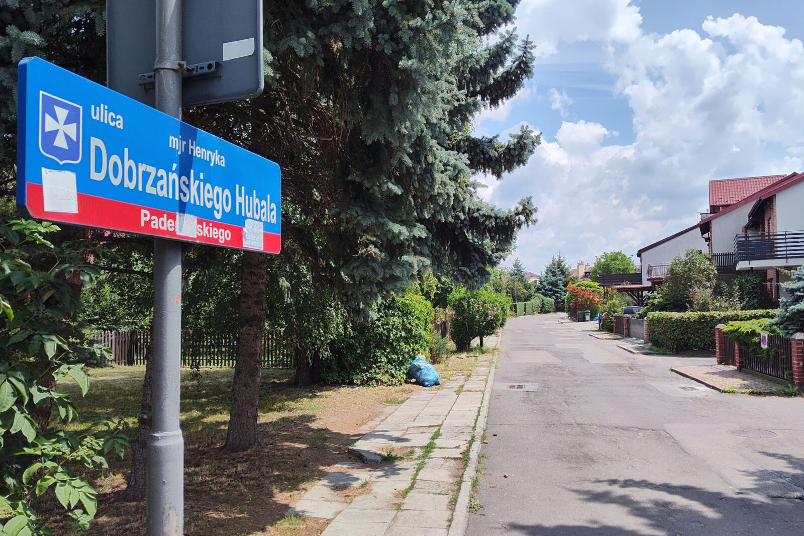 Ul. Mjr. Henryka Dobrzańskiego Hubala w Rzeszowie