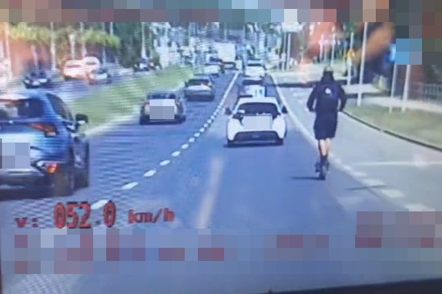 Hulajnogą 52 km/h