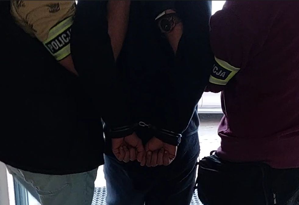 Oszust w rękach policji