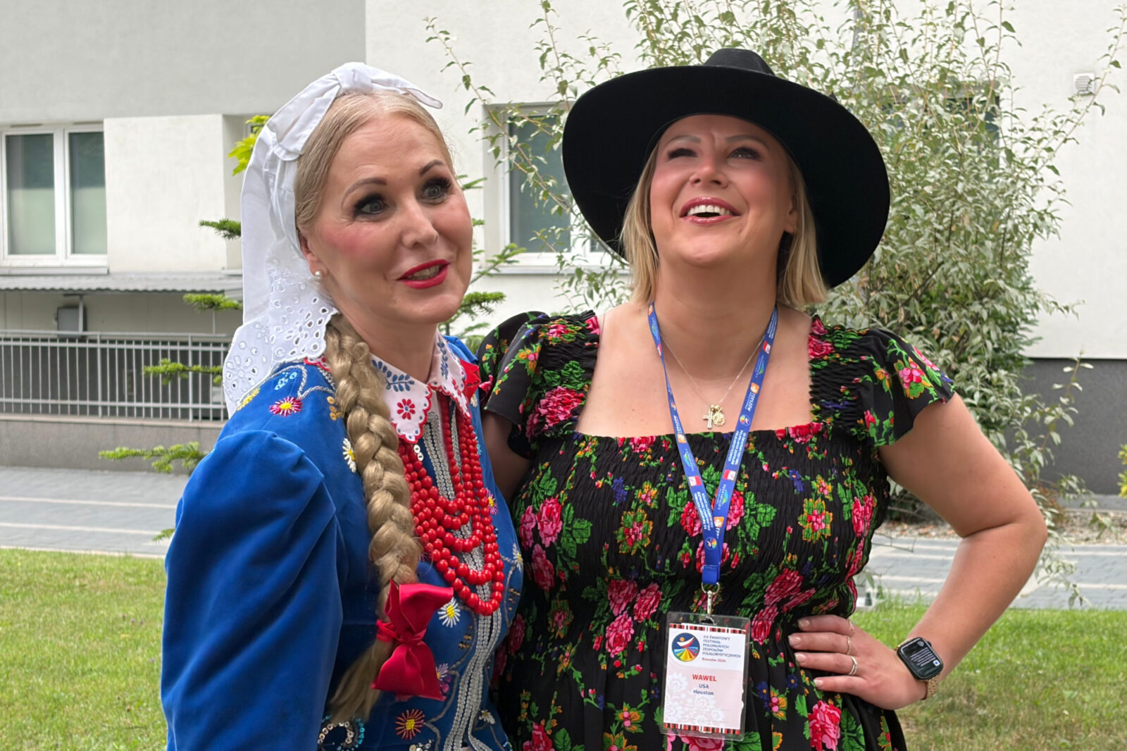Festiwal polonijny - Aldona Głowacka i Yessica Króżel