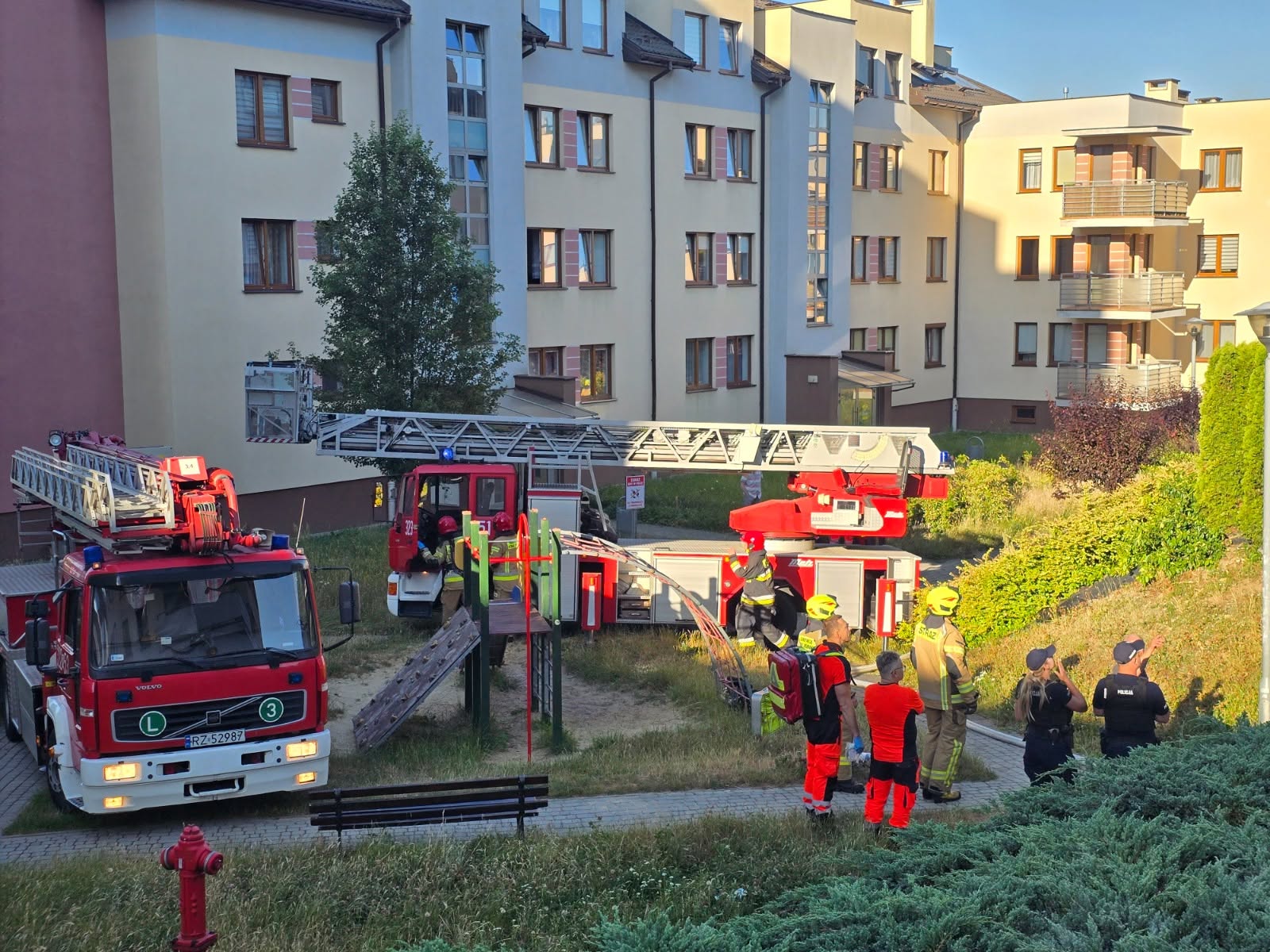 Osiedle Mieszka I, pożar na Twardowskiego