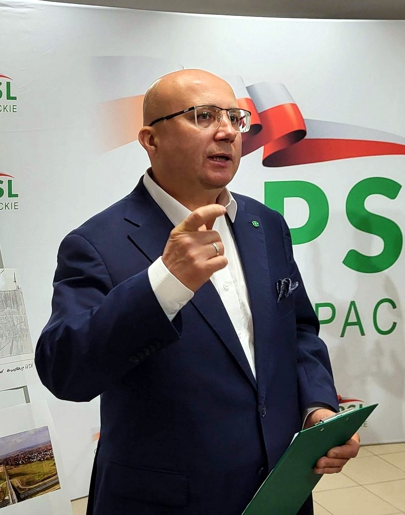 poseł PSL Adam Dziedzic