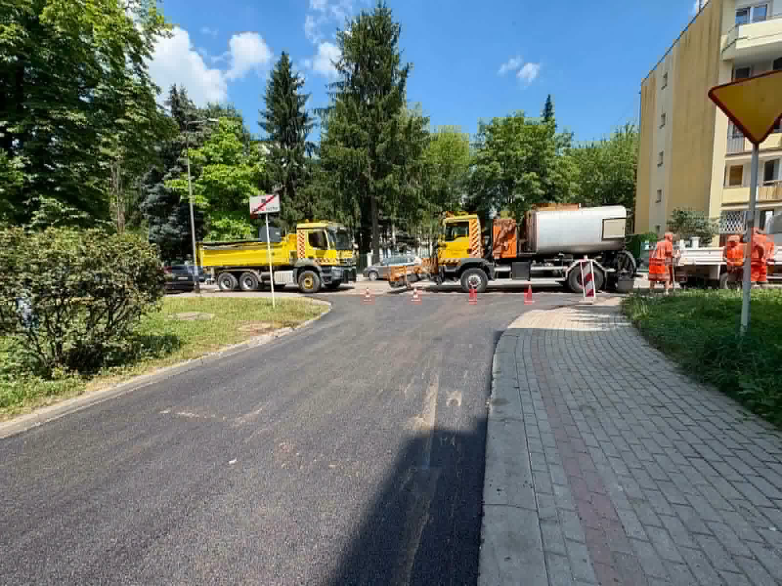 Remont osiedlowych ulic na Piastów