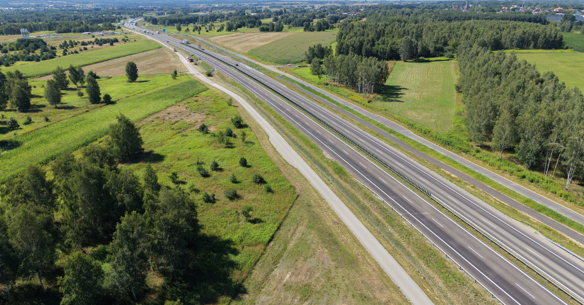 S19 między węzłami Sokołów Małopolski Północ i Sokołów Małopolski.