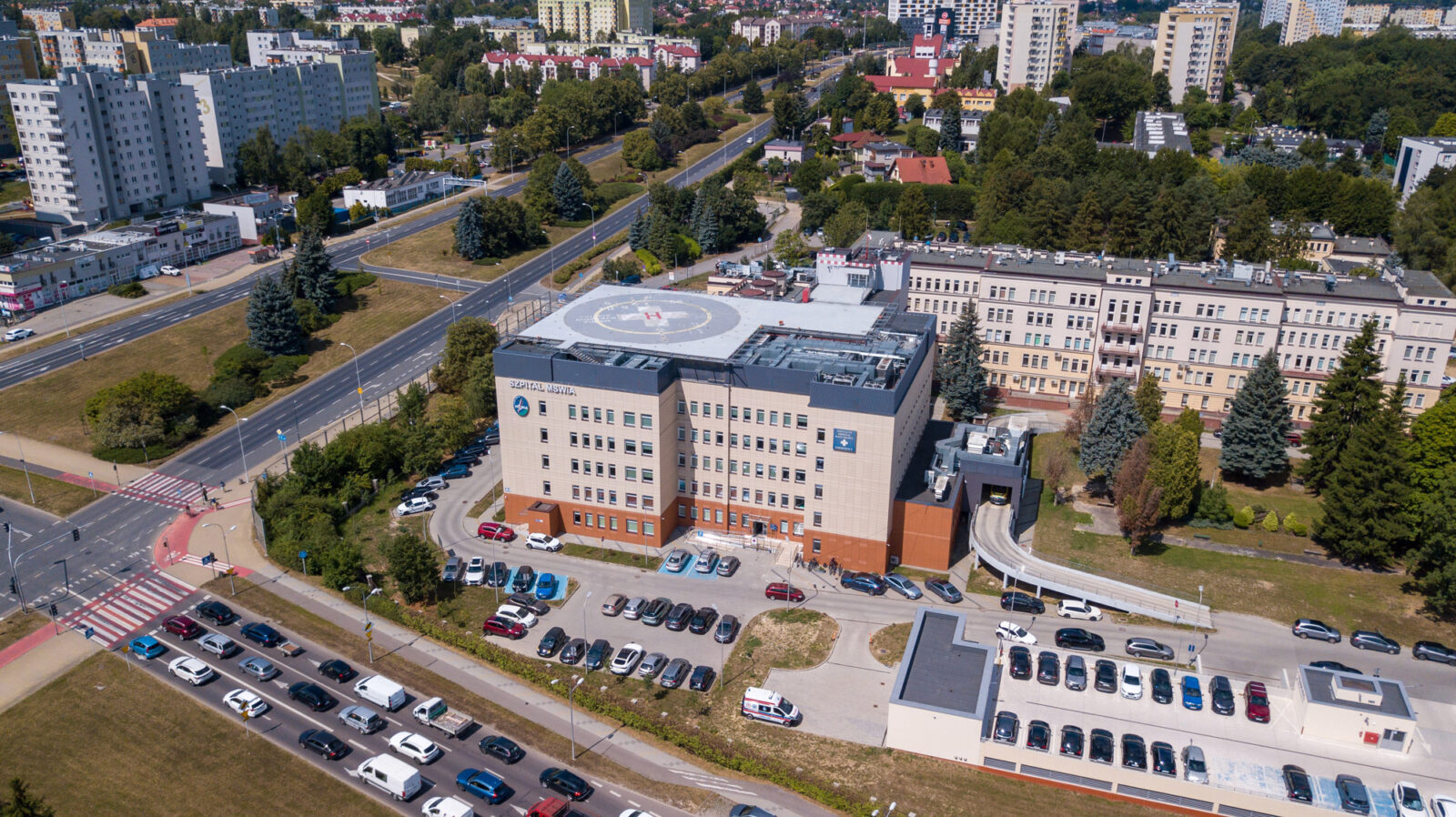 Szpital MSWiA lądowisko LPR