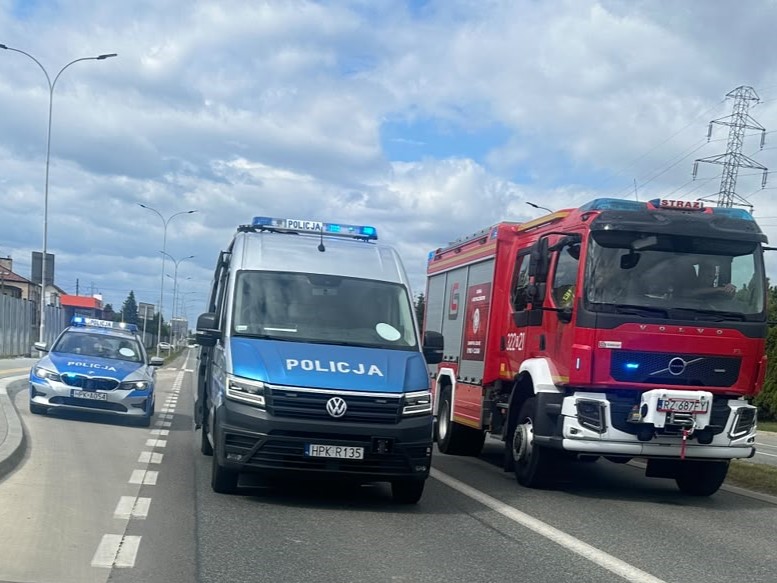 Wypadek na Sikorskiego w Rzeszowie