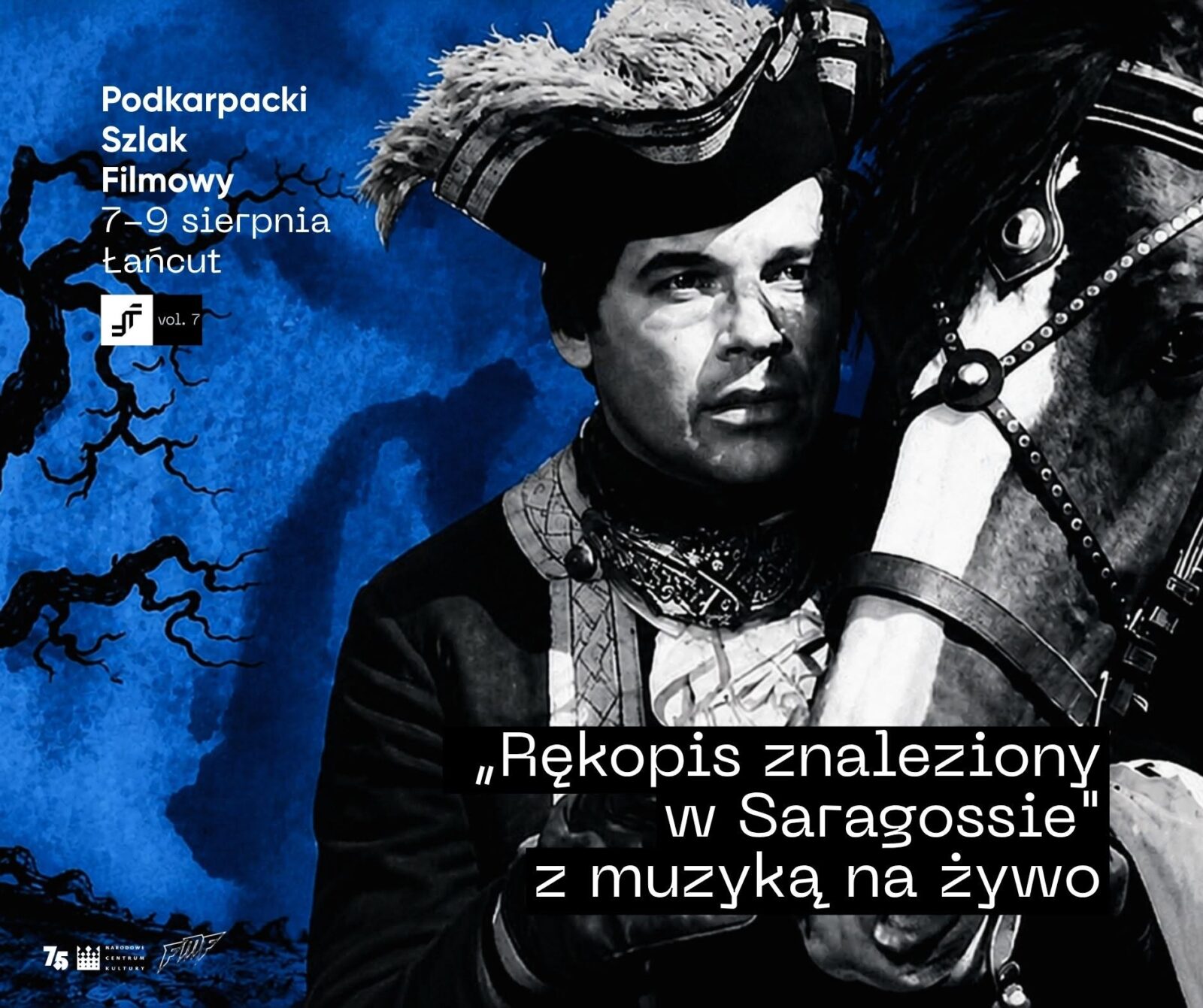 Plakat promujący projekcję Rękopisu Znalezionego w Saragrossie
