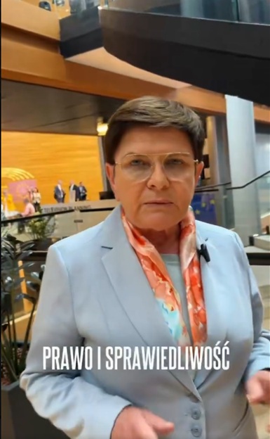 Była premier Beata Szydło.